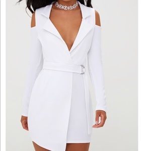 Shoulder Cut Out Mini Dress